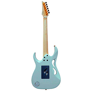 Ibanez PIA Steve Vai Signature 6 String Electric Guitar, Stallion White with Case
